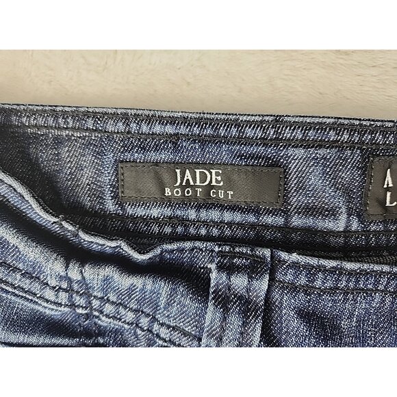 Womens Affliction Jade Cut-Off Shorts Sz 31 Studs & Leather Embroidered - Picture 4 of 14